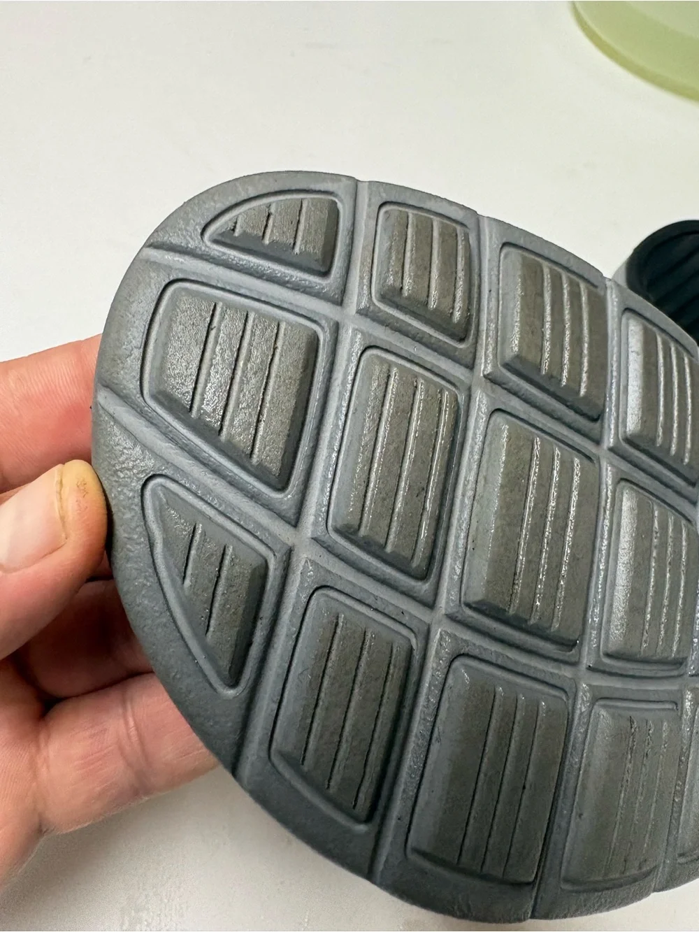 Nike Black Slide Sandals with  Midsole men’s sz 9 women’s 10 excellent condition
